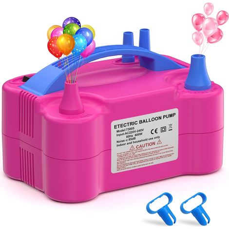 Pompe à Ballon électrique (220 V-240 V 600 W), gonfleur électrique avec Double buse Portable et 2 Modes, pour fête, Pompe Electrique Mariage, Anniversaire, décoration de Festival (1/5)