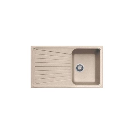 Lavello composito cucina Plados SP0861 una vasca - UG94 Avena (1/2)