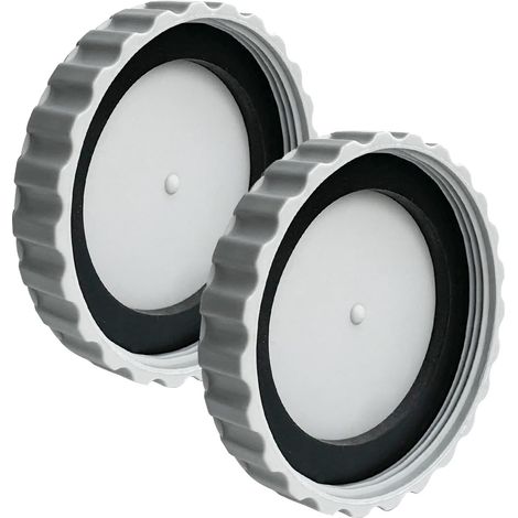 Set mit 2 Winter-Poolstopfen – Frostbeständig und wasserdicht – Für Armaturen mit passenden Dichtungen – Grau (1/4)