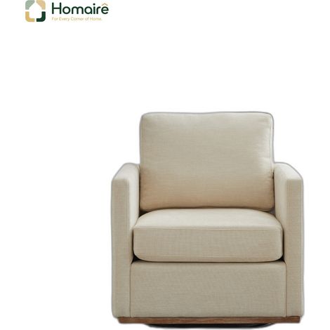 Sessel, Chenille, Beige in Beige 85 x 78 x 88,5 cm HOMAIRE (1/5)