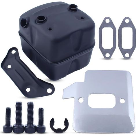 Kit de joints de support silencieux pour tronçonneuse Husqvarna 268/365/371/372XP/385/390XP – clip E inclus, remplace 503765301 (1/5)