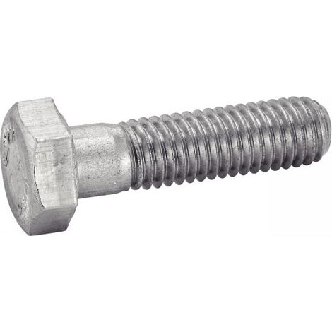 Vis à métaux tête hexagonale, partiellement filetée (TH) inox - Longueur: 100 - Qualite Inox: A4 - Diamètre: 8