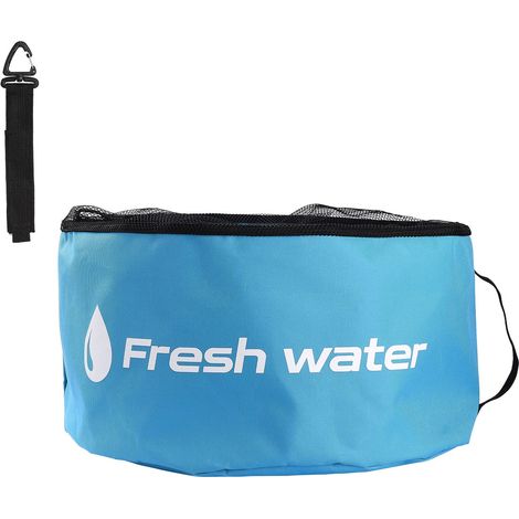 Sac de rangement étanche pour tuyau d'arrosage, bleu, lot de 1, pour jardin extérieur (1/5)