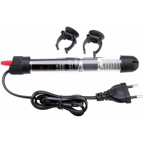QORVA-Chauffe-Eau Submersible Chauffage Rod pour Verre d'aquarium température réglage 50W-220V-Fei Yu (1/3)