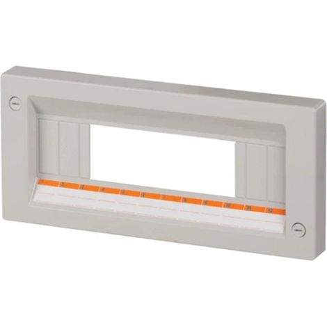 Elettrocanali pannello finestrato per quadro elettrico 24 moduli elettrocanali ec625105 uso professionale
