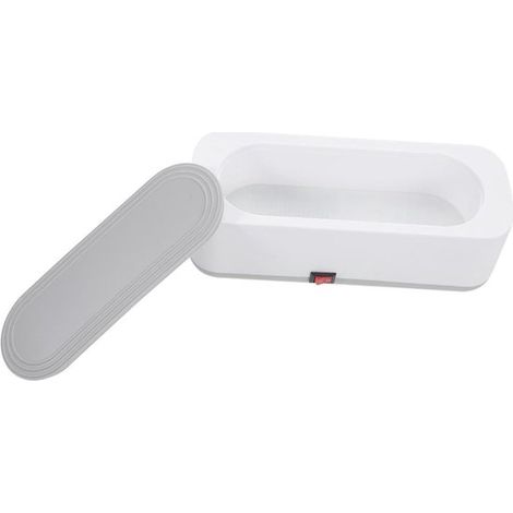 Nettoyeur à ultrasons pour bijoux en argent et verres 300 ml 45 kHz Plastique Fonctionnement silencieux Nettoyage en profondeur pour usage domestique (1/5)