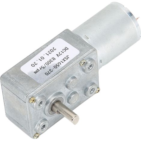 Turbo-Schneckengetriebemotor mit Turbinen-Schneckenuntersetzung für Fenster- und Türöffner, Miniwinde JX1650‑370 DC12V (1/5)