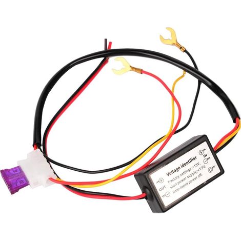 Contrôleur de feux de jour à LED pour voiture, variateur automatique de feux de jour à LED, relais marche/arrêt (1/5)