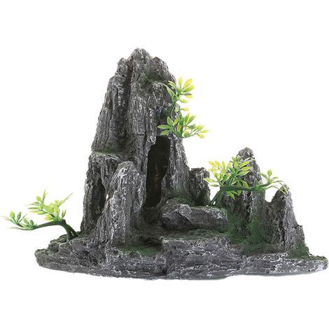 Cave En Mousse Pour Aquarium - Décoration En Résine Sans Toxicité - Convient Aux Aquariums D'eau Douce Et Salée - 1 Pièce (1/5)
