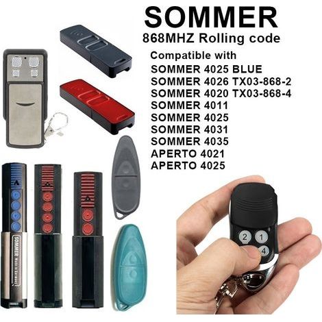 Télécommande et récepteur pour porte de garage, accessoire de commande automatique (1/5)