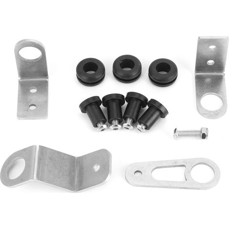 Kit de supports de radiateur boulonnables pour Honda Civic EG DC2 EK 1992-2000, châssis converti K (1/5)