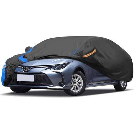 Bâche de voiture, imperméable, pour l'hiver et l'été, protection contre la poussière, la pluie, le soleil, avec sac de rangement, pour berline 490 à 525 cm (1/5)