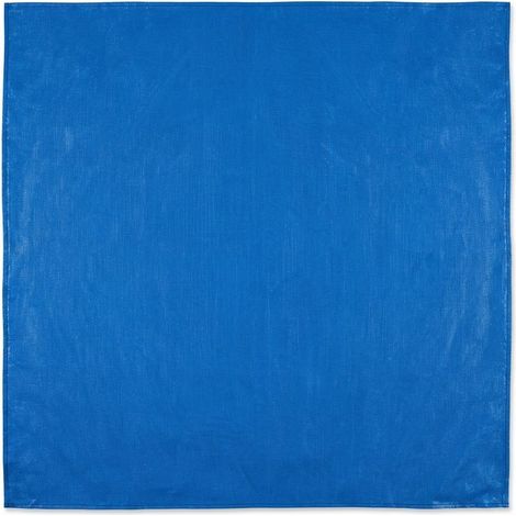 Telo Base Piscina Protezione Fondo Quadrato Blu Giardino Esterno 274x274 cm