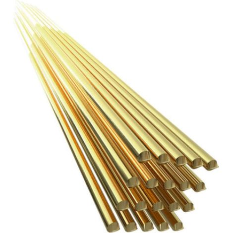 Lot de 10 électrodes en laiton QttvbTna, diamètre 1,6 mm, longueur 50 cm, résistantes à la corrosion (1/5)