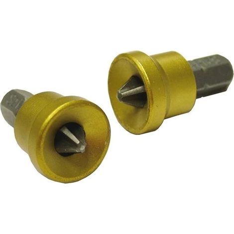 Faithfull SBPH2DW - Adattatore per avvitatore per pareti a secco, con punte