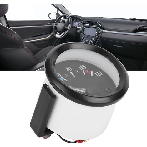 Manomètre de température d'eau pour voiture 2 pouces 12 V, 40-120 °C, pièces modifiées universelles (1/5)