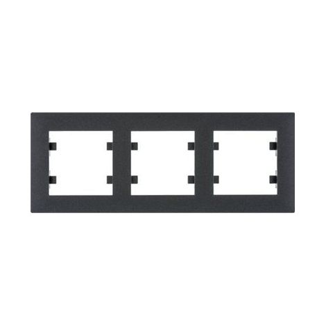 Lumina intensiv Rahmen 3 Elemente horizontal schwarz WL5733