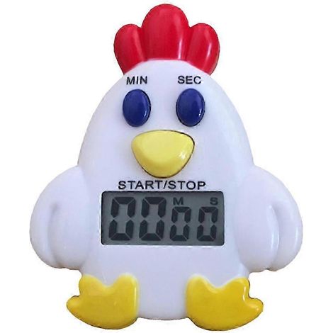 Réveil mécanique pour enfants, minuteur poussin, réveil coq cuisinier, horloge de cuisine, chronomètre, version 0820 (1/3)
