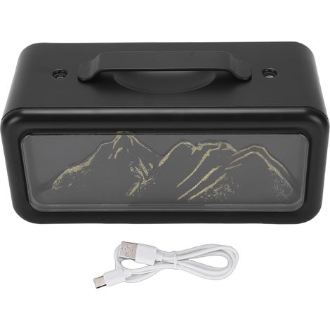 Air Humidifier USB Powered Elegant Snow Mountain Essential Oil Scent Diffuser with LED Light for Home Office Desk (1/5)