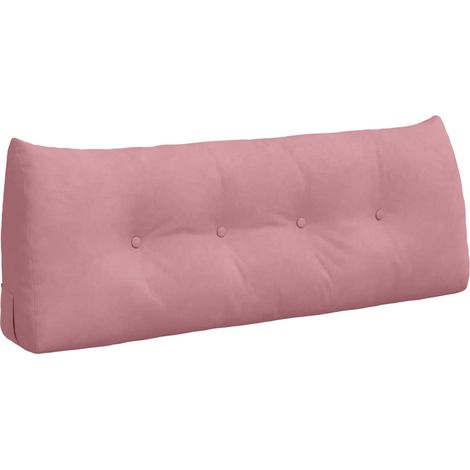 Back Pillow Pink 120 x 24 x 50 cm Velvet vidaXL