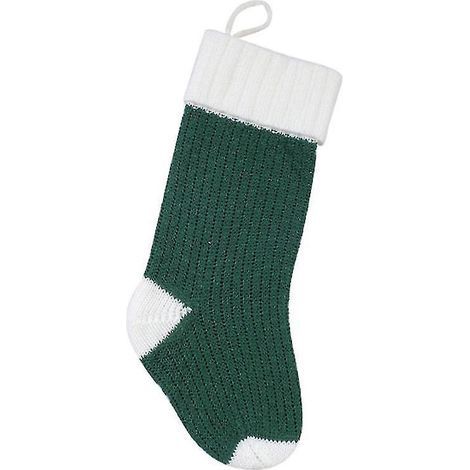 1 chaussette de Noël tricotée (1/3)