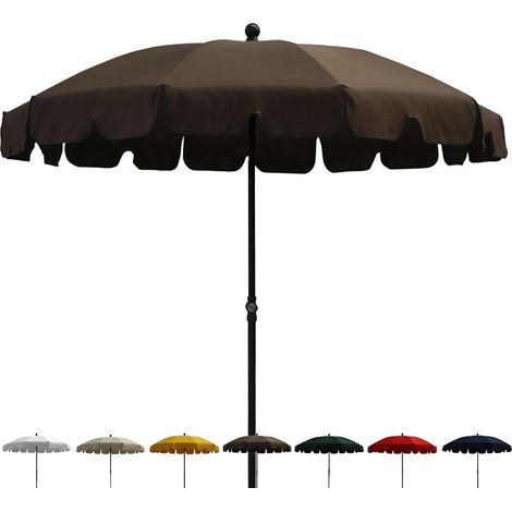 Klassischer und eleganter Garten-Sonnenschirm UV50+ Allegro 82 - Braun