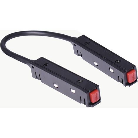 Conector De Esquinas Para Carriles Magnéticos 20mm - Negro (1/5)