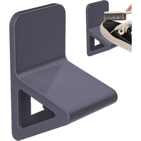 Stable Triangular Shower Step Stool for Shaving Legs (1 Dark Gray) (1/5)