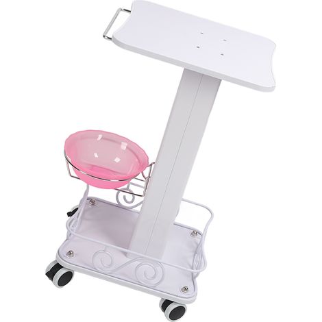 Chariot de rangement esthétique amovible 4 roues avec poignée, pour salon de beauté et institut de soins. (1/5)