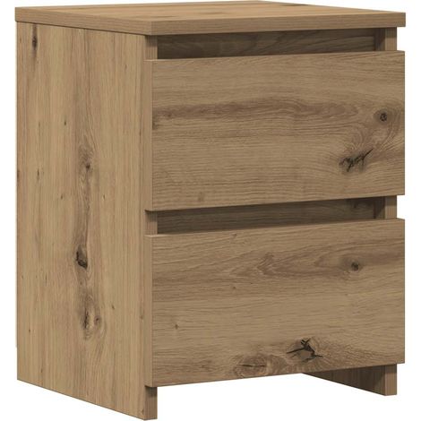Maison Exclusive - Comodino Rovere Artigianale 30x30x40 cm in Legno Multistrato