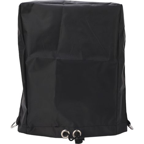 Housse Noire pour Cric électrique avec Cordons de Serrage, Prévention de la Rouille et Protection Contre Les Intempéries pour Camping-Car, Remorque, Lumières de Voyage, 35,6 Cm H.