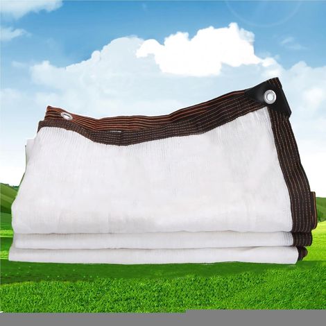 1 Filet d'ombrage, 90-95% UV, Polyéthylène HDPE, avec œillets métalliques, pour jardin, serre, voiture (1/5)
