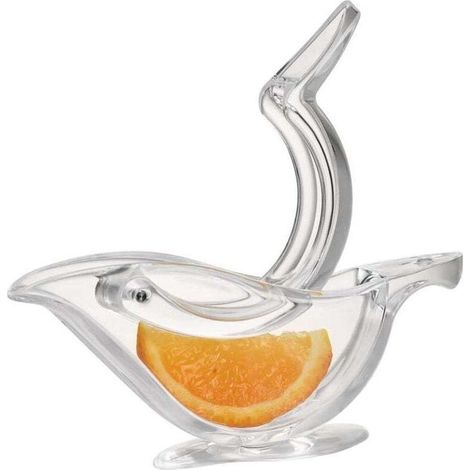 Presse-Citron Manuel Individuel, Presse-Agrumes à Main en Acrylique Transparent, Vaisselle de Service pour Extraire Jus de Citrons et Agrumes (1/4)