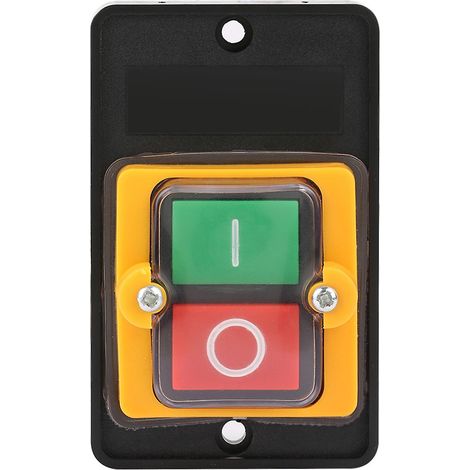 Interrupteur à bouton-poussoir étanche marche/arrêt 10 A AC220V/380V (1/5)