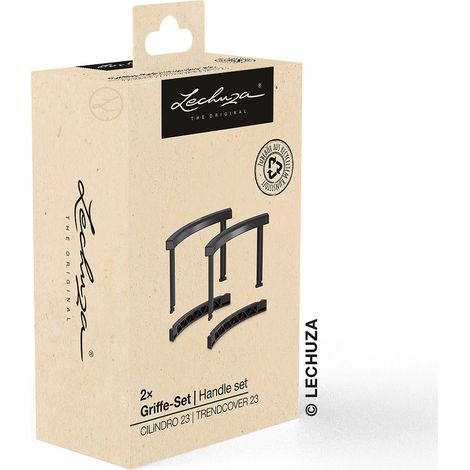 LECHUZA® Ersatzteil Griffe-Set für CILINDRO 23 & TRENDCOVER 23 für 2 Gefäße (1/2)