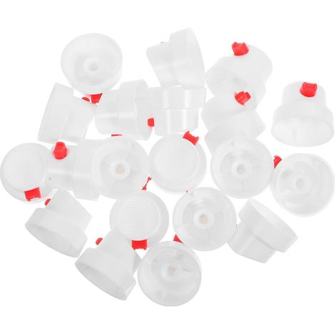 Embouts pour Bombe de Peinture Aérosol Blancs PE 4mm, Lot de 20 Valve Mâle 4mm, Application Régulière et Homogène, pour Travaux Maison et Projets Créatifs (1/5)