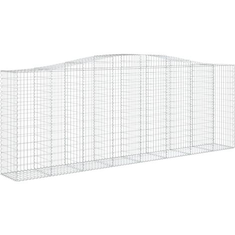 Maison Exclusive - Gabione mit Hochbogen 400x50x140/160 cm Verzin