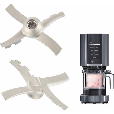 Lame de Rechange pour Sorbetiere Ninja Creami NC300 Series, Lames de rechange en acier inoxydable sans BPA, Compatibles avec Ninja Creamerizer NC299AMZ NC301 CN305A CN301CO
