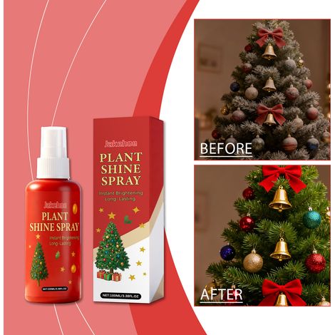Spray lustrant pour plantes artificielles, entretien de votre décoration de Noël, spray raviveur pour couronnes de plantes vertes artificielles – 100 ml -- BIEMMEDUE (1/5)