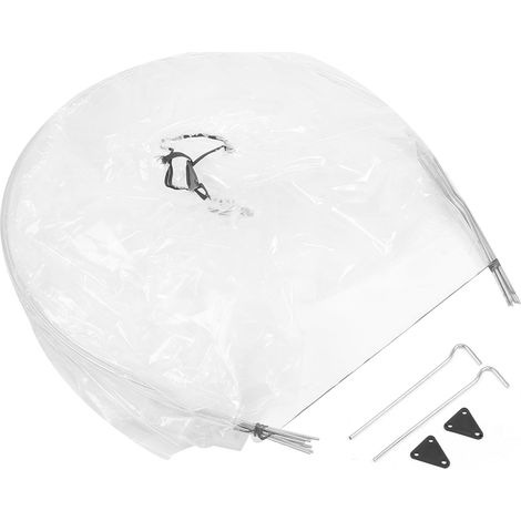 Tunnel de protection pour plantes en film plastique, abri de culture pour serre de jardinage. (1/5)