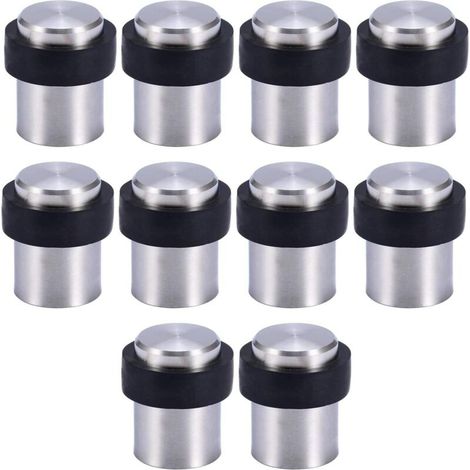 10 x 4,5 cm Edelstahl-Türstopper, Türstopper, Türblocker