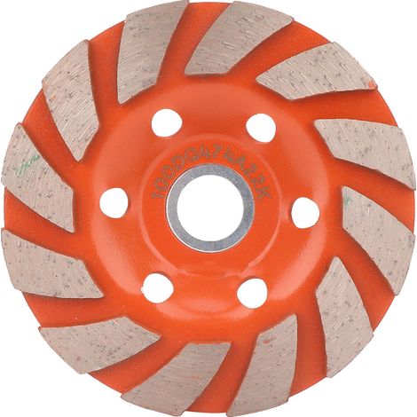 Ortviai Meule à diamant renforcée pour meuleuse d'angle – 100 mm, idéale pour marbre, béton et pierre (1/5)