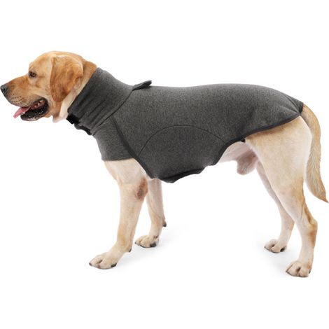Pull-over polaire sans manches à col roulé pour chien, chaud et idéal pour l'hiver, pour chiens de petite, moyenne et grande taille. (1/5)