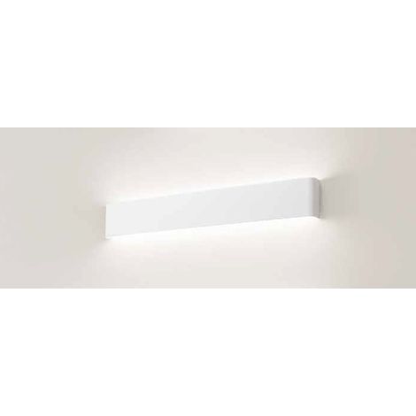 Applique Murale Led En Aluminium Blanc, Design Moderne, 20W, 1800Lm, 3000°K, Éclairage Intérieur Ip20, 61Cm De Longueur Par La Marque Perenz.