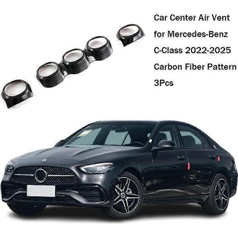 Cadre de grille d'aération centrale pour Mercedes-Benz Classe C GLC 2022-2025 Accessoires Capot de climatisation( ) (1/5)