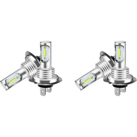 4x H7 LED 6000K Superweiß 110W 8000LM Nebelscheinwerfer-Set Abblendlicht-Glühbirnen-Set (1/4)
