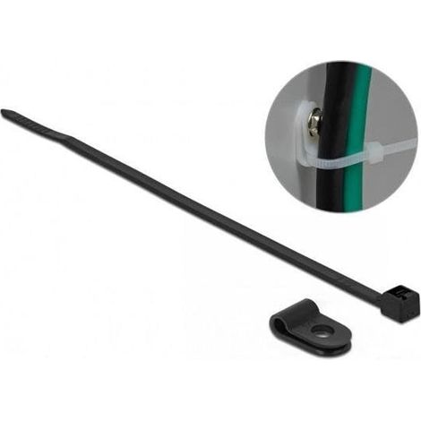 Fascetta di montaggio Delock mounting clamp 3.2 mm resistente al calore invecchiamento