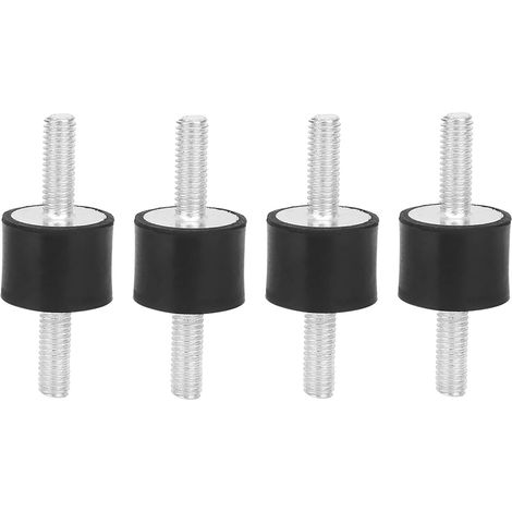 4 Pièces Supports en Caoutchouc M6, Blocs Silencieux, Isolateur de Vibrations, Support Anti-Vibration Pour Voiture, Bateau, Bobines, Compresseurs, Moteurs (VV2015 M618) (1/5)