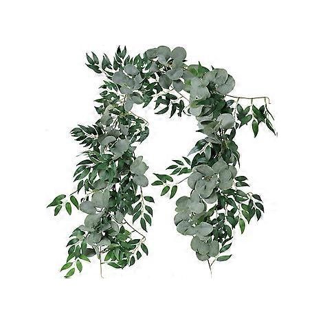 Faux eucalyptus argenté, coupable si besoin, lianes de saule artificielles pour arche de mariage, chemin de table décoratif pour baby shower