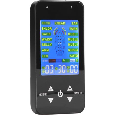 Appareil de massage électronique TENS à 12 modes, massage par impulsions électriques EMS basse fréquence (1/5)